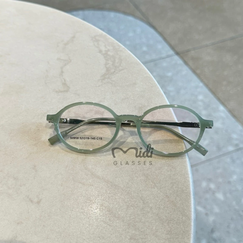 Kính mắt oval phong cách retro nhiều màu cao cấp - Bon Glasses
