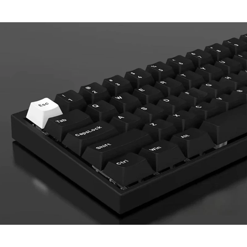 WOB/BOW White on black keycap cherry PBT phong cách đơn giản cho bàn phím