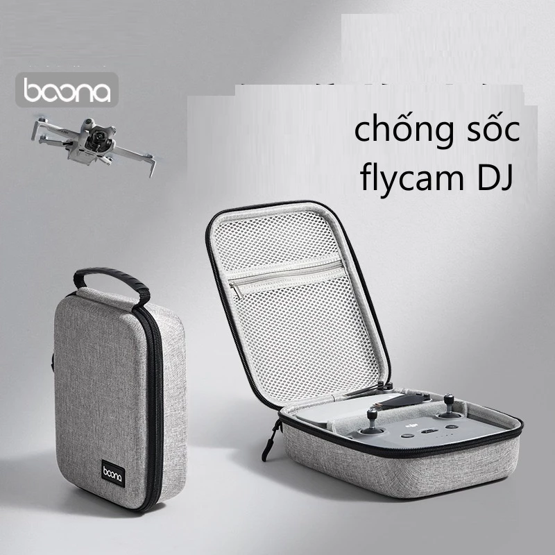 Túi hộp phom cứng chống sốc đựng flycam DJ, DJI - Baona Boona F034