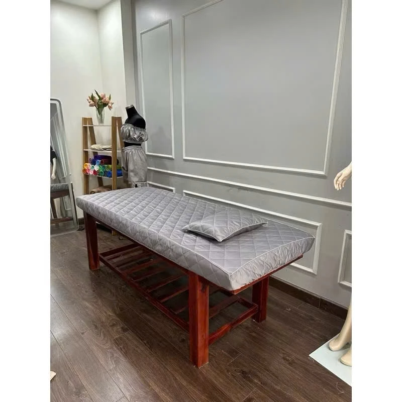 Ga bọc đệm cotton trần bông cho giường spa, giường mi, phun xăm