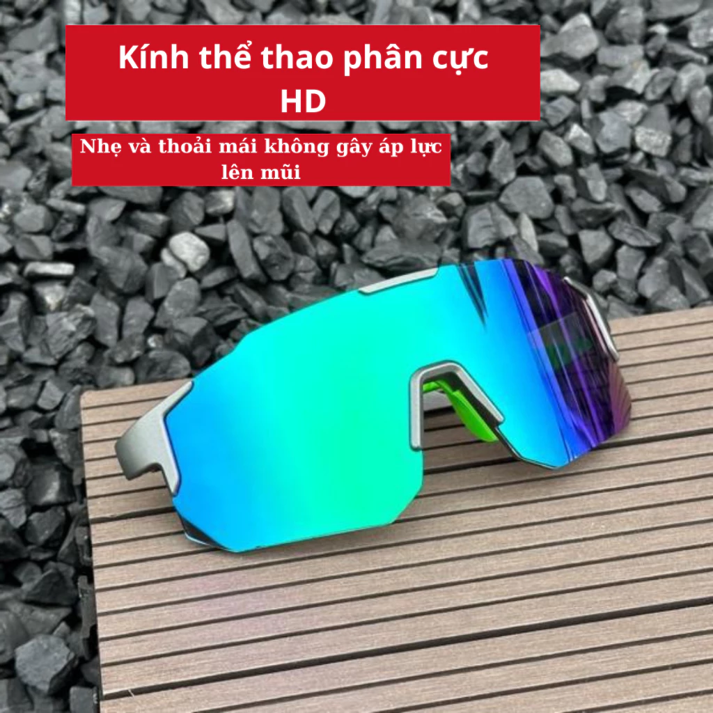Kính thể thao chạy bộ, đạp xe, Kính râm chống nắng bền đẹp có phân cực