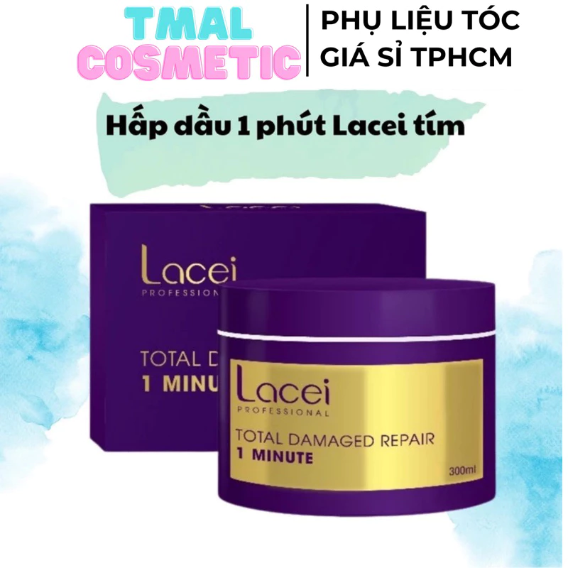 Dầu Hấp Tóc Kem Ủ Tóc phục hồi 1 phút LACEI Total Damaged Repair 1 Minute (hấp dầu Lacei)