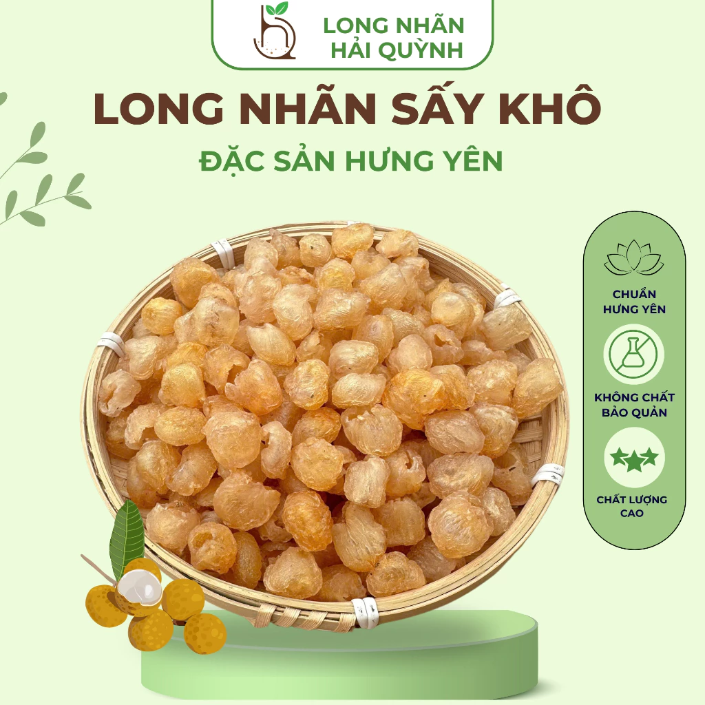 Long Nhãn Hưng Yên Sấy Khô Hữu Cơ 100% Tự Nhiên, Dùng Ăn Vặt, Nấu Chè,Yến Tốt Cho Sức Khỏe