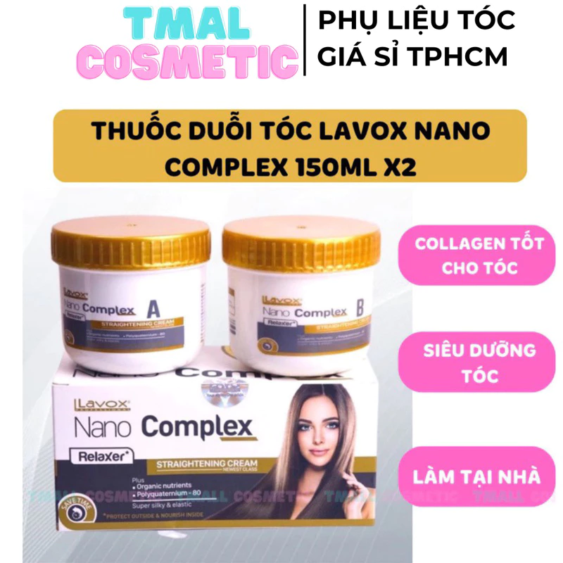 Kem duỗi tóc tại nhà LAVOX NANO PHỤC HỒI 150g [TẶNG BAO TAY] công nghệ duỗi nhanh nhẹ mùi hương thơm làm bóng KHỎE tóc
