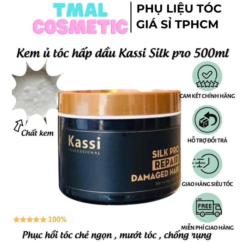 Hấp dầu phục hồi tóc hư tổn Kassi 300ml
