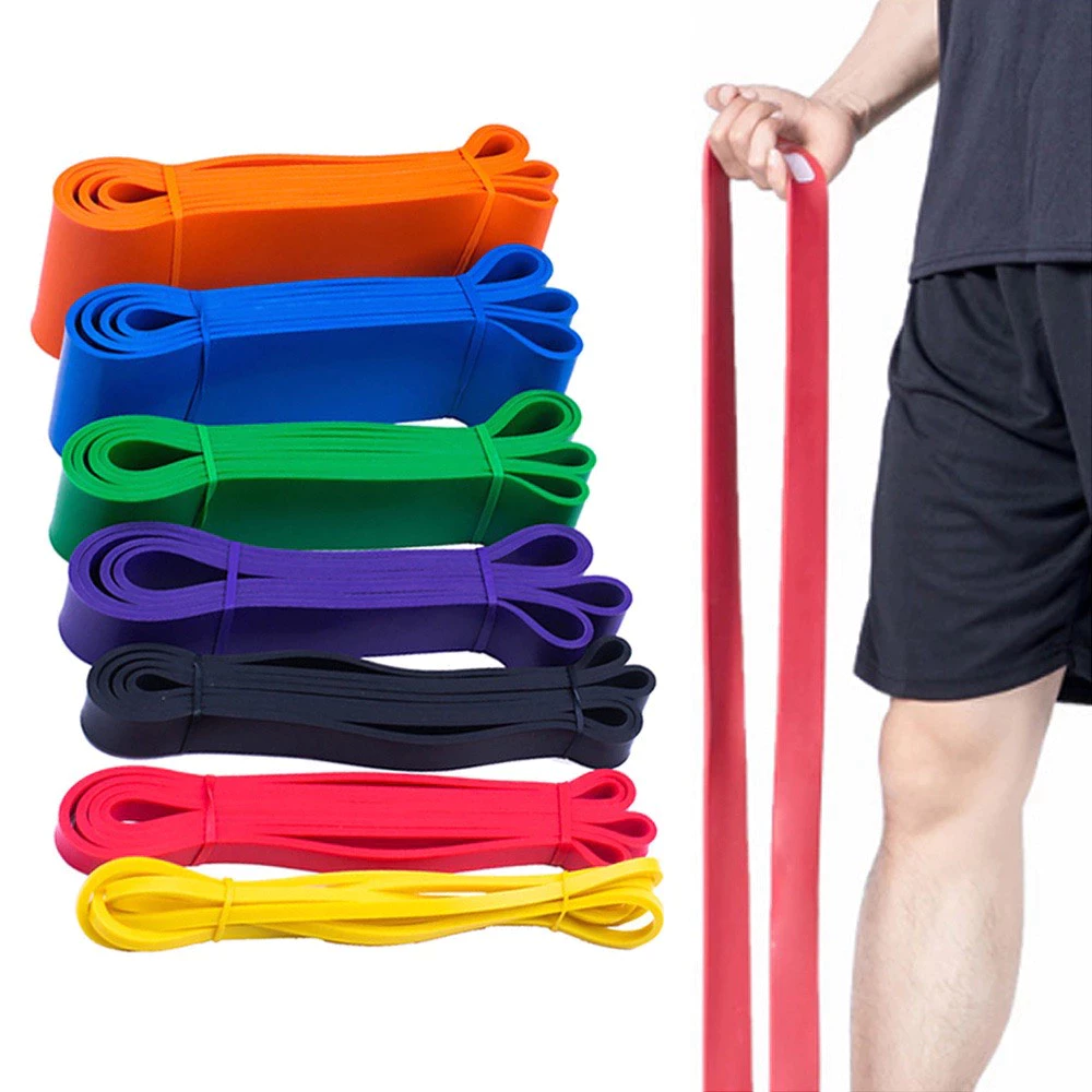 Dây tập kháng lực tập gym power band đàn hồi cao su tập tay chân mông vai đùi nam nữ Toàn Thân