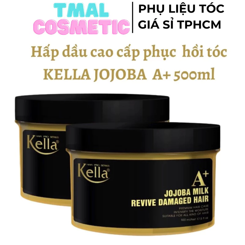 DẦU HẤP TÓC PHỤC HỒI TÓC JOJOBA MILK KELLA A+ 500ml