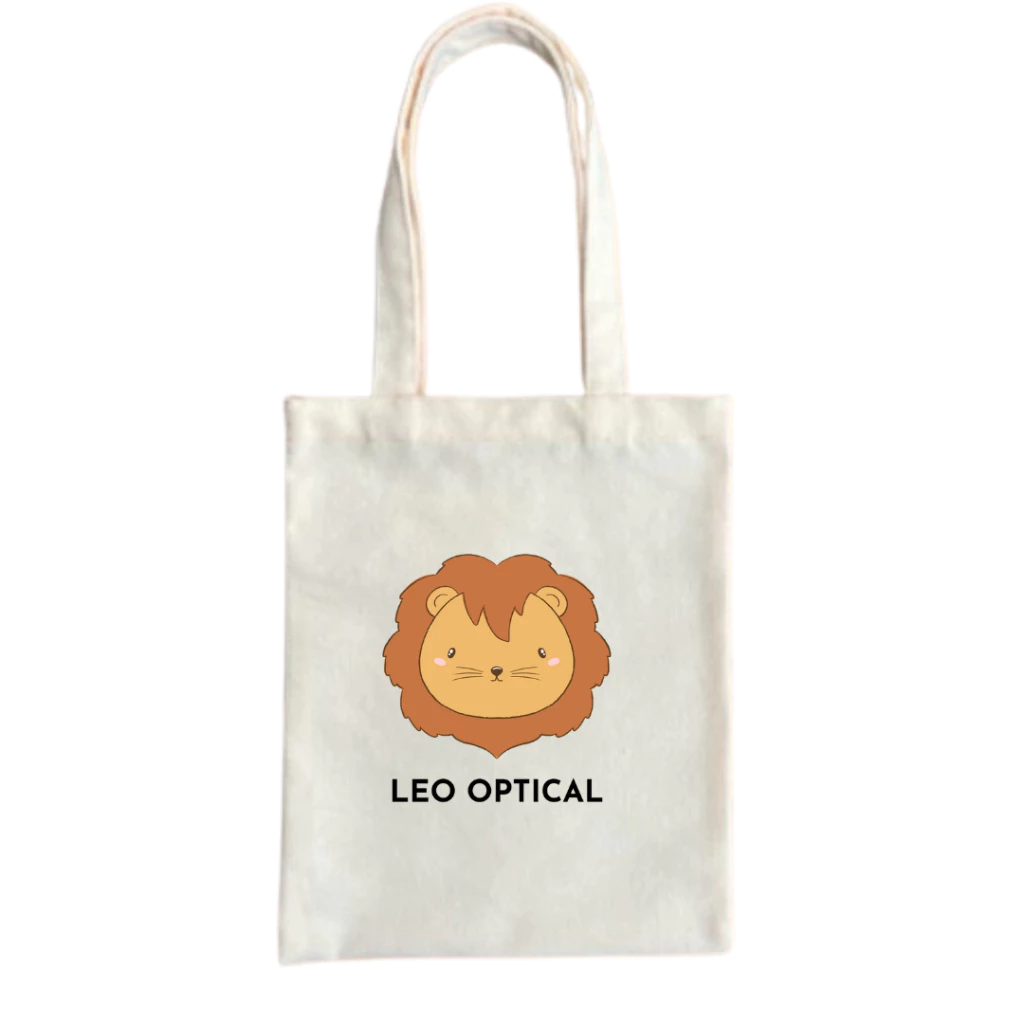 Túi Tote Canvas in logo LEO OPTICAL