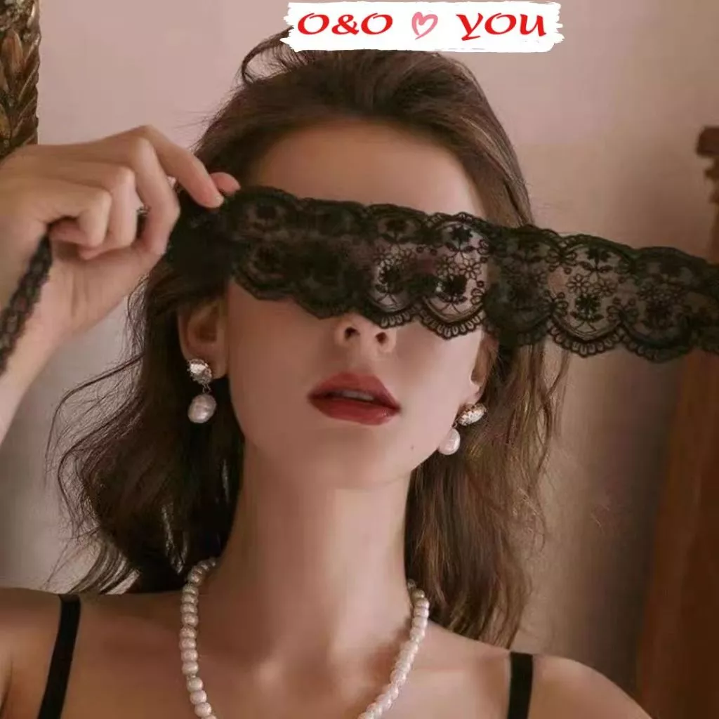 (Che Tên) Bịt mắt ren họa tiết hoa sexy gợi cảm phối đồ cosplay cá tính mặt nạ màu đen phụ kiện đáng yêu