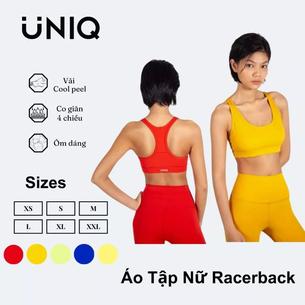 Áo Tập Gym Yoga Nữ UNIQ Cool Peel Racerback