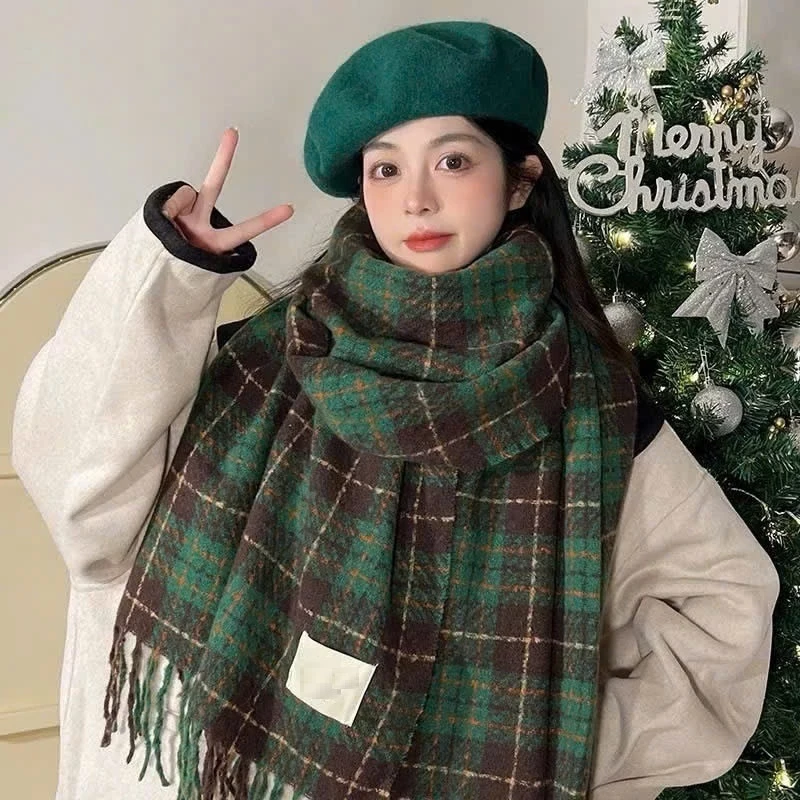 Khăn choàng quàng cổ nam nữ cashmere thời trang mùa đông quà tặng 14/2 8/3 20/10 20/11 noel giáng sinh ấm áp