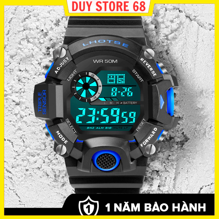Đồng hồ điện tử nam nữ Sport Watchh mẫu mới , kỹ thuật số , kiểu dáng thể thao ,bảo hành 12 tháng