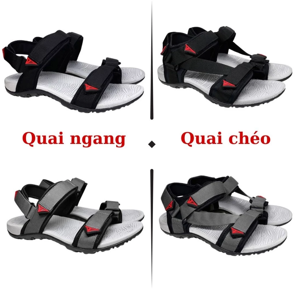 [Chính hãng]Giày Sandal Nam Nữ VNXK siêu bền VIỆT THỦY .quai dù đế cao su chống trơn trượt.
