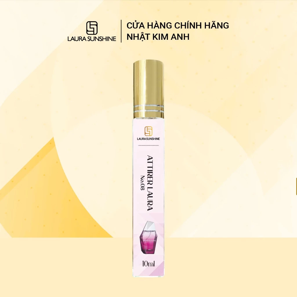 Nước hoa nữ Laura Sunshine No.08 Attirer Laura 10ml - Cổ điển, Thanh lịch, Tinh tế