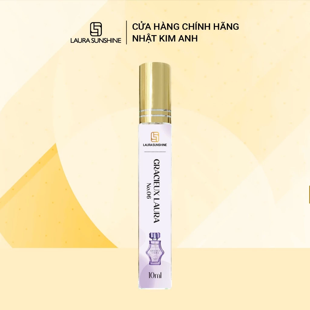 Nước hoa nữ Laura Sunshine No.06 Gracieux Laura 10ml - Nữ tính, Tươi tắn, Gợi cảm