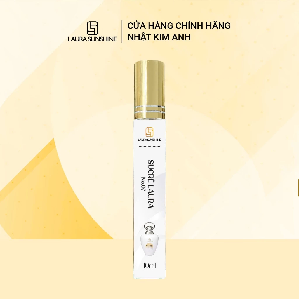Nước hoa nữ Laura Sunshine No.07 Sucré Laura 10ml - Nữ tính, Dịu dàng, Trang nhã