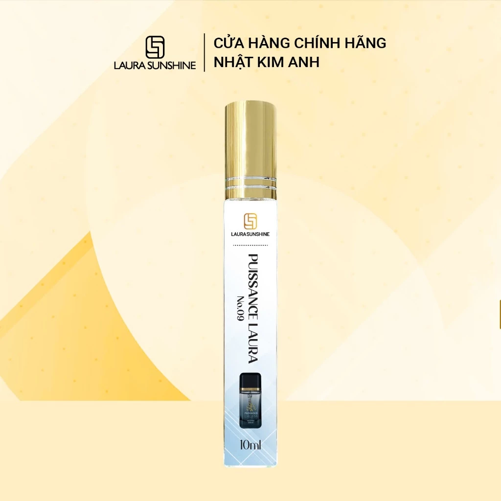Nước hoa nam Laura Sunshine No.09 Puissance Laura 10ml - Nam tính, Mạnh mẽ