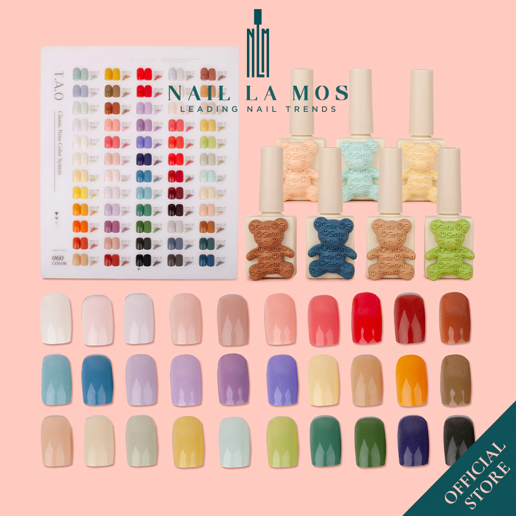 Sơn gel T.A.O 60 màu chính hãng (15ml) - Bộ sơn gấu cao cấp, đa dạng màu sắc cho thiết kế nail thời thượng