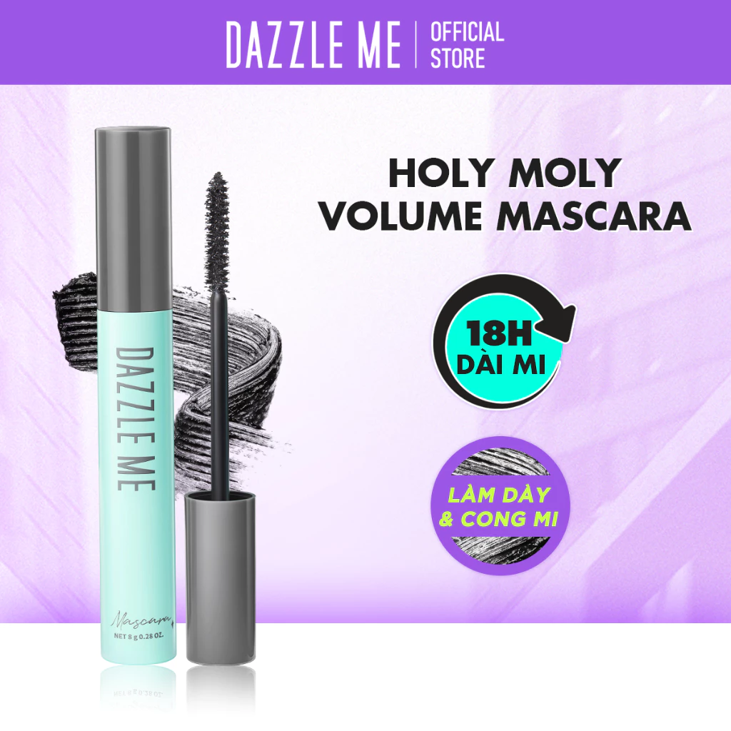 Mascara DAZZLE ME kháng nước lâu trôi cong mi 8g