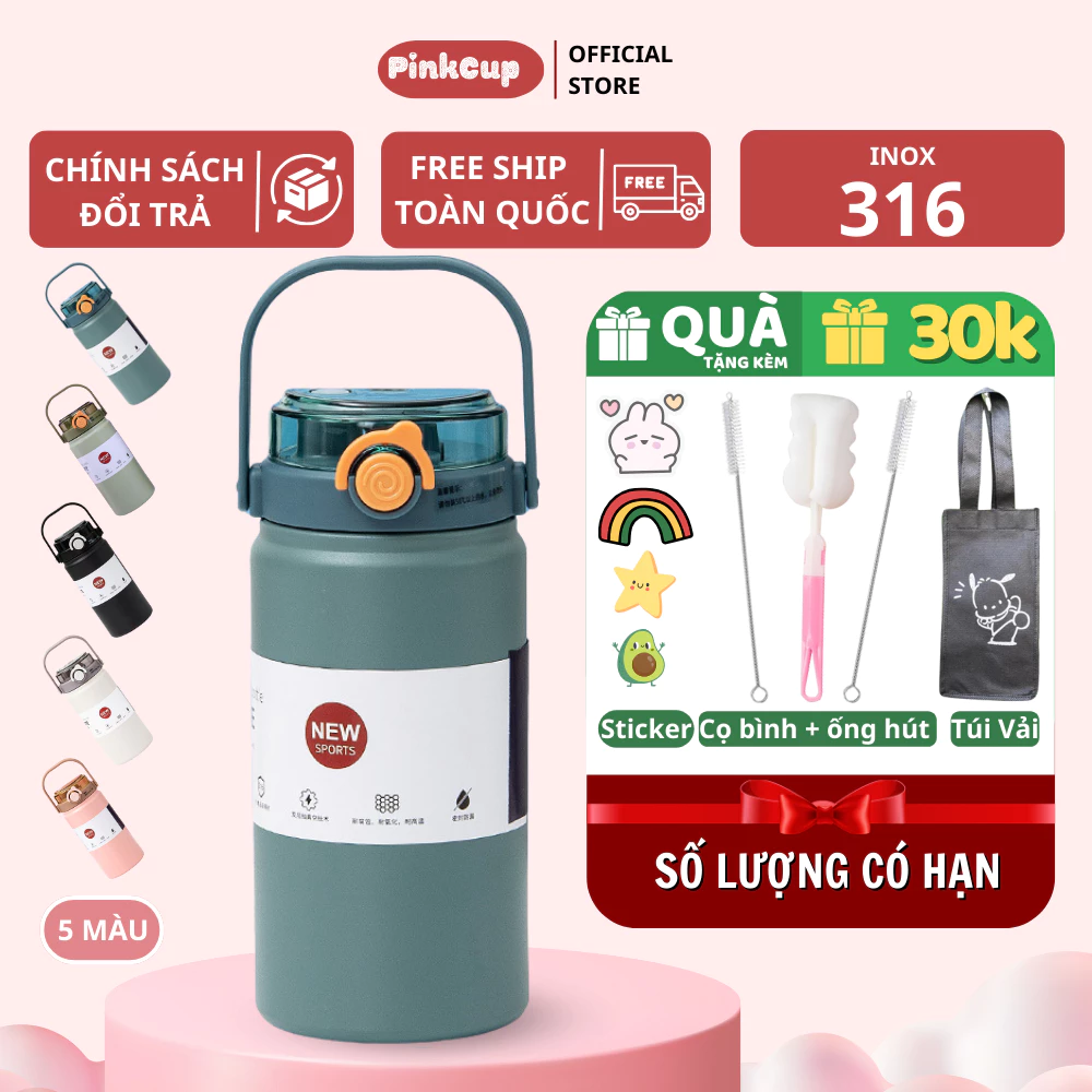 Bình giữ nhiệt khắc tên