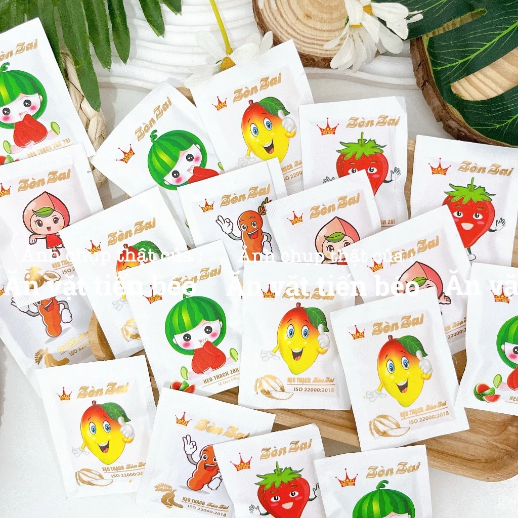 Kẹo Thạch Zòn Zai Duy Phát Hương Vị Trái Cây, Thạch Rau Câu nhiều hương vị giải nhiệt mùa hè