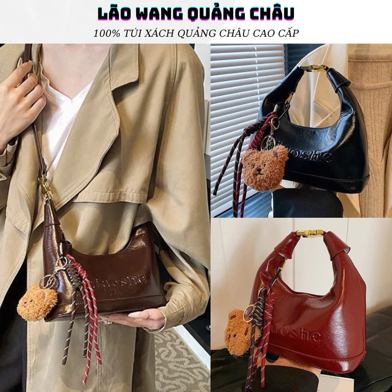 Túi vuông nhỏ cầm tay thường ngày cổ điển Túi đeo vai thời trang cao cấp mẫu mới mùa thu 2024(n559)