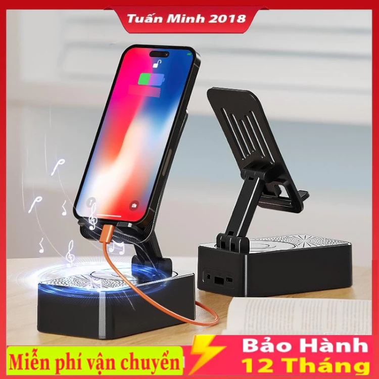 Loa Bluetooth K1 Loa 3 Trong 1 Tích Hợp Sạc Dự Phòng , Làm Loa Phát Nhạc, Giá Đỡ Điện Thoại Chống Trượt Có Thể Gập Lại