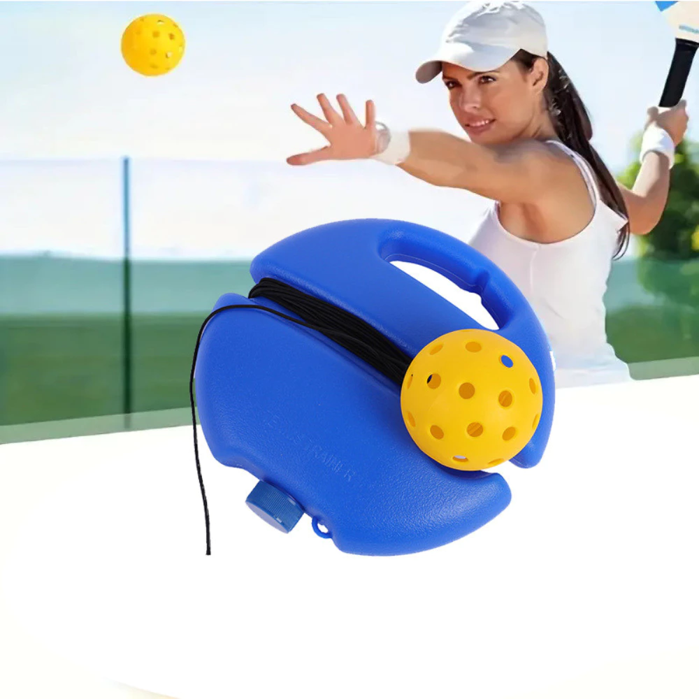 Đế tập luyện đánh bóng pickleball, dụng cụ đào tạo đánh bóng tại nhà tặng kèm bóng