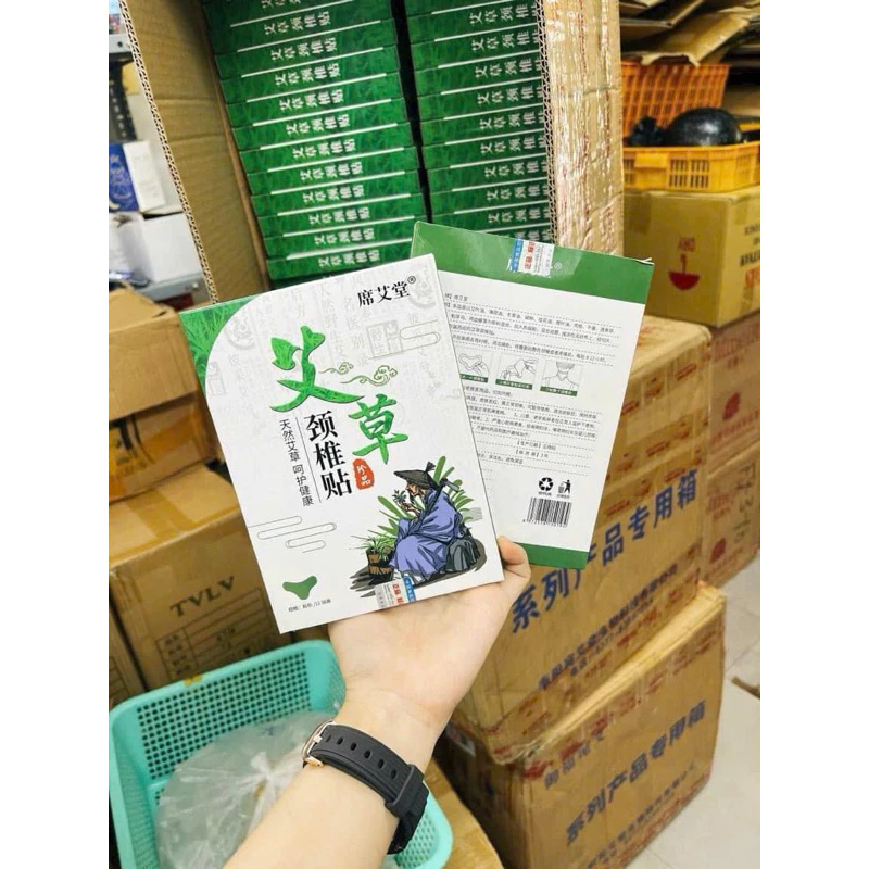 HỘP DÁN VAI GÁY NGẢI CỨU ĐÔNG Y