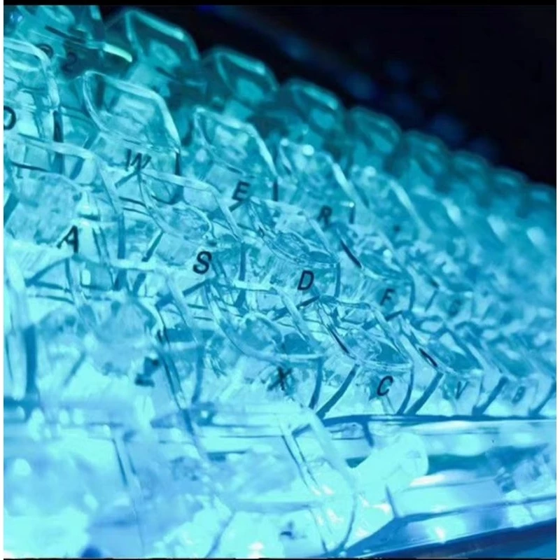 BỘ KEYCAP CLEAR TRONG SUỐT, KEYCAP SƯƠNG MÙ SIÊU ĐẸP MDA SẮC MÀU CHO BÀN PHÍM