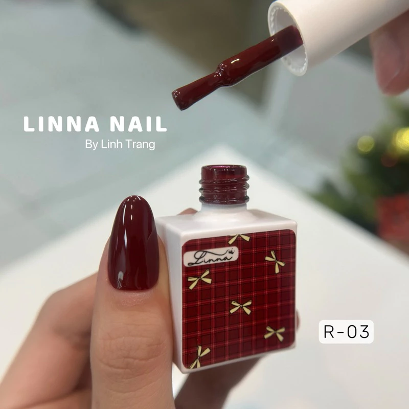 Sơn Đỏ Linna ( Phụ Kiện Nail Chính Hãng)