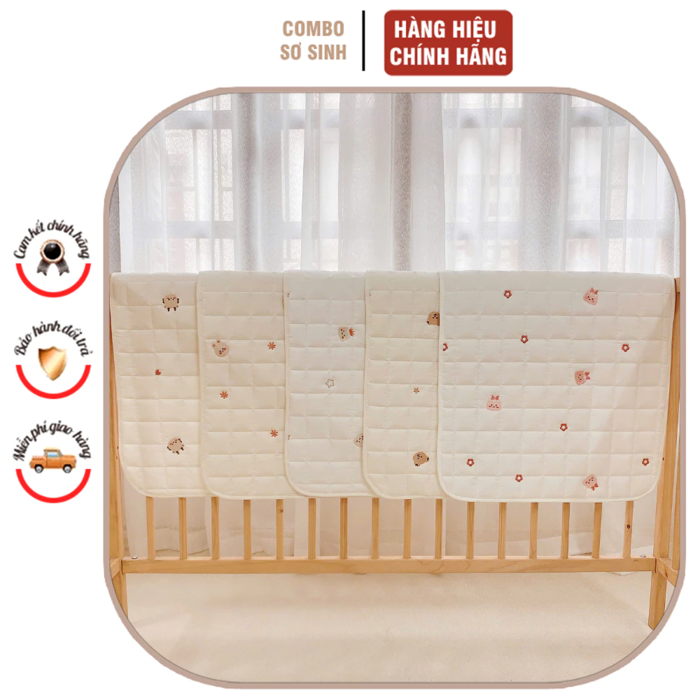 Thảm Điều Hòa Chống Thấm Cotton  Và Waffle, trần bông Trần Vuông Chất Liệu An Toàn Cho Bé
