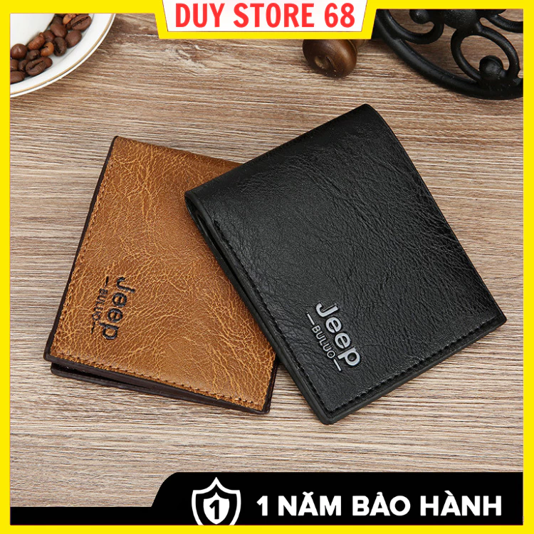 Ví Da Nam Jeep Đựng Thẻ Tín Dụng Đa Năng Tiện Lợi Phong Cách Cổ Điển