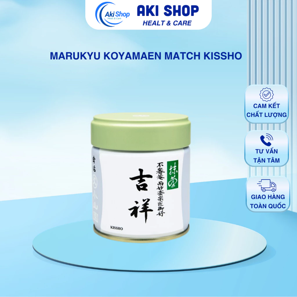 Bột Matcha Nguyên Chất Cao Cấp Marukyu Koyamaen Kissho 40gr Nhật Bản
