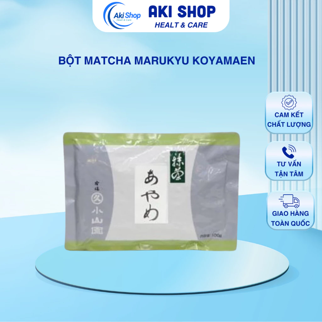 Trà Matcha Nguyên Chất Marukyu Koyamaen Unkaku Ayame Yugen Wako Nhật Bản