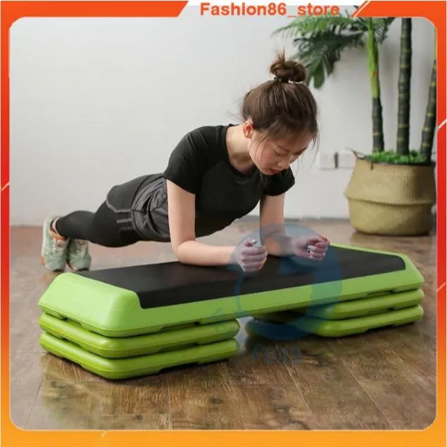Bục nhảy tập gym aerobic step chống trượt bục dậm nhảy có thể điều chỉnh độ cao kích thước 72cm 110cm nhựa ABS siêu bền