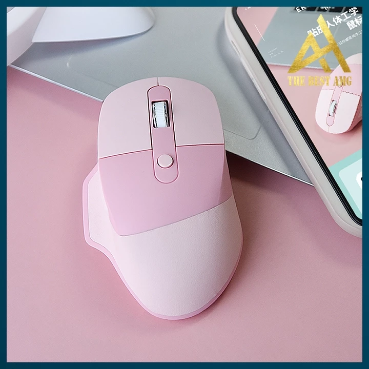Chuột Không Dây Bluetooth Chuột Máy Tính Gaming MoFii M4DM Màu Hồng 2400 DPI Thiết Kế 6 Nút Cực Đẹp