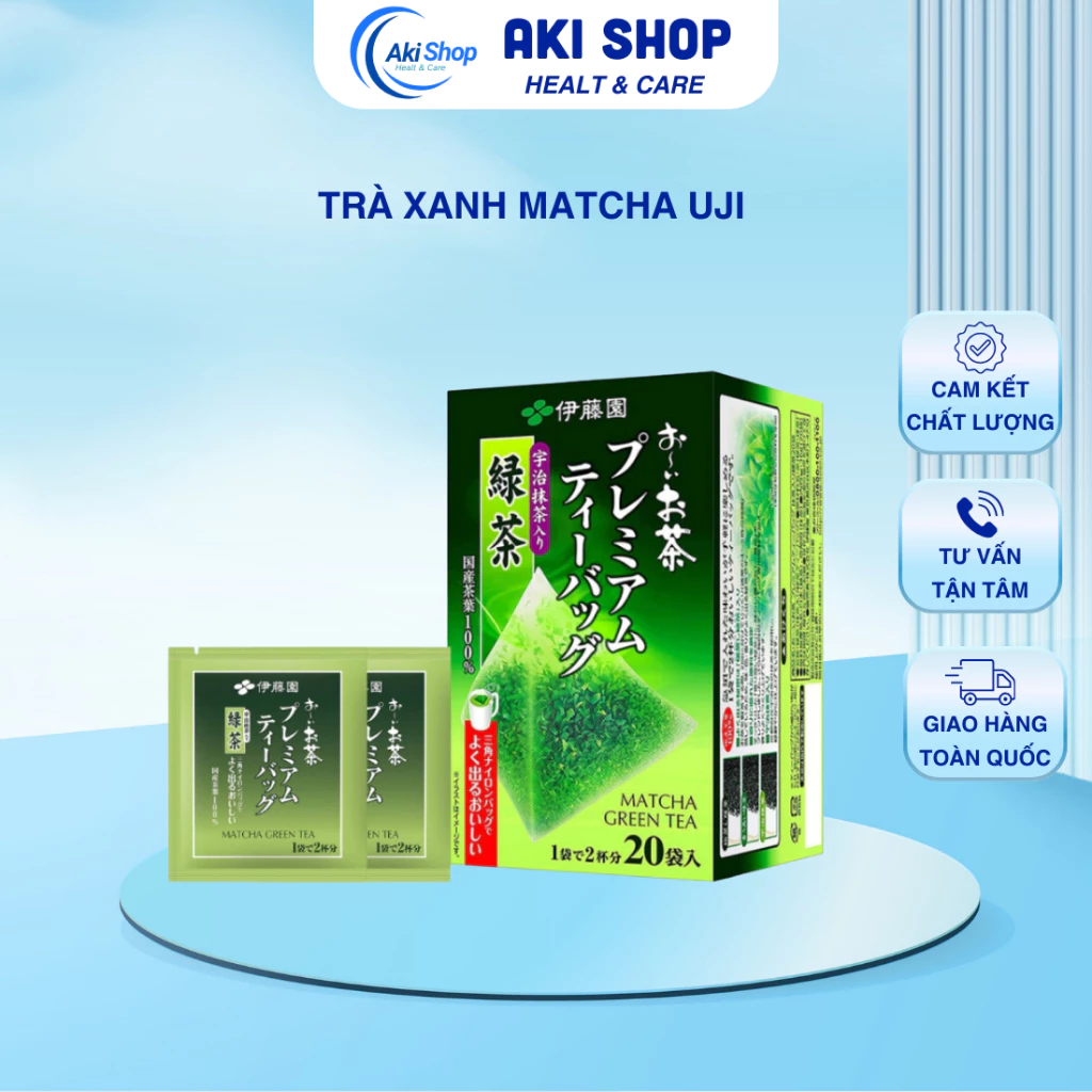 Trà xanh Matcha Uji túi lọc Itoen 36g 20 - 50 gói - Nhật Bản