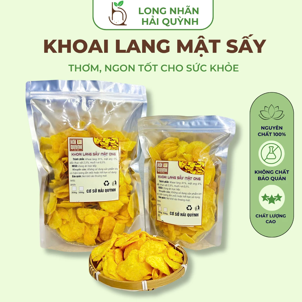 Khoai Lang Vàng Lát Sấy Mật Ong Thơm Ngon, Bổ Dưỡng
