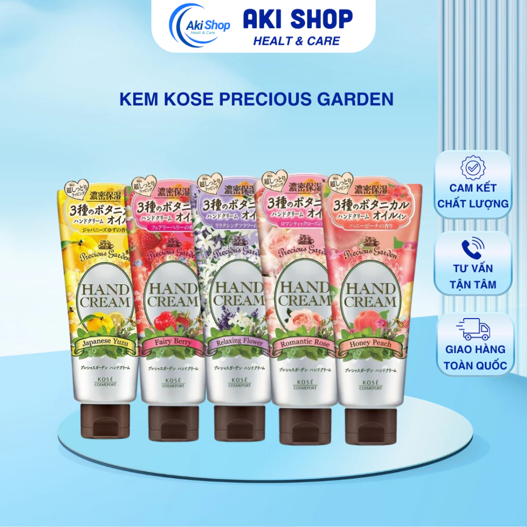 Kem Dưỡng Da Tay KOSE Precious Garden 70g - Nhật Bản