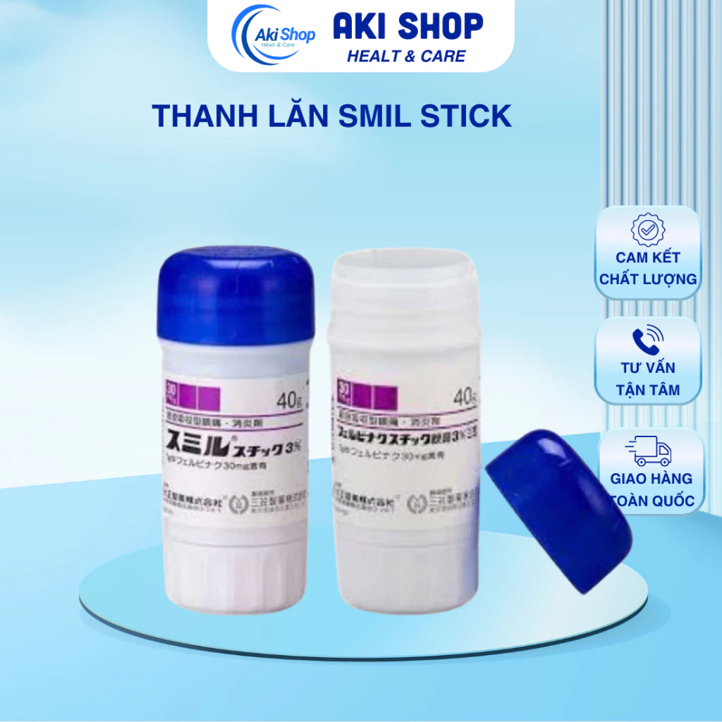 Thanh Lăn Giảm Đau Thần Tốc Smil Stick Nhật Bản |Aki Shop Healt & Care