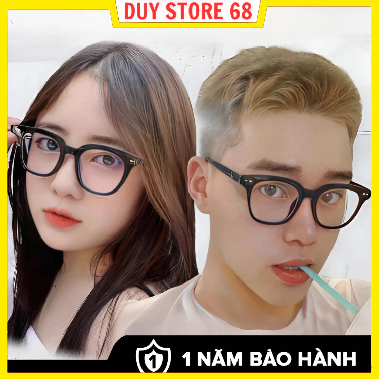 Mắt kính chữ V nam nữ kính mắt gọng nhỏ thời trang nhiều màu thời trang Hàn Quốc trẻ trung cho nam và nữ