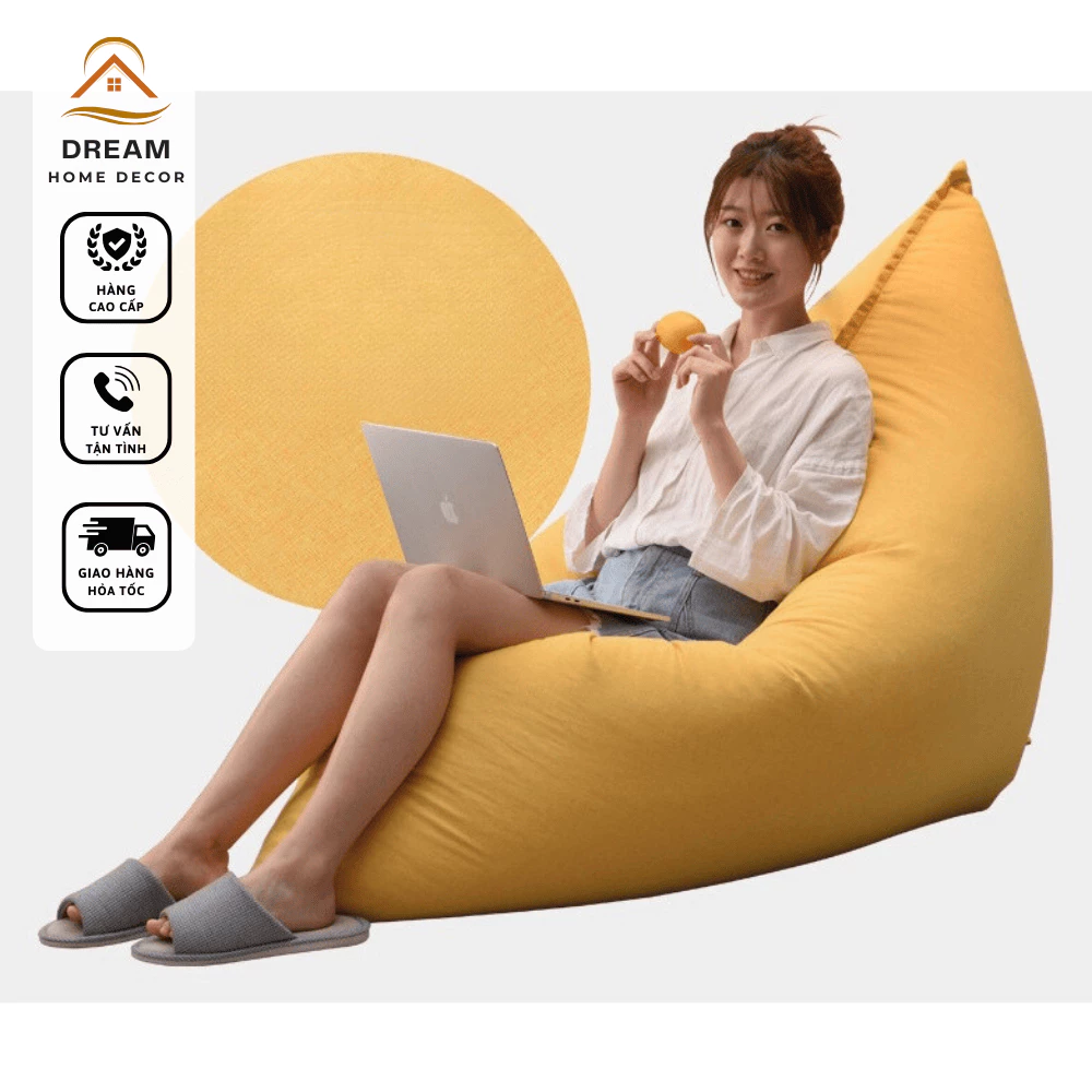 [ Hỏa Tốc ] Ghế Lười Hạt Xốp Đa Năng Hình Chữ Nhật Size XXL - Đủ Màu