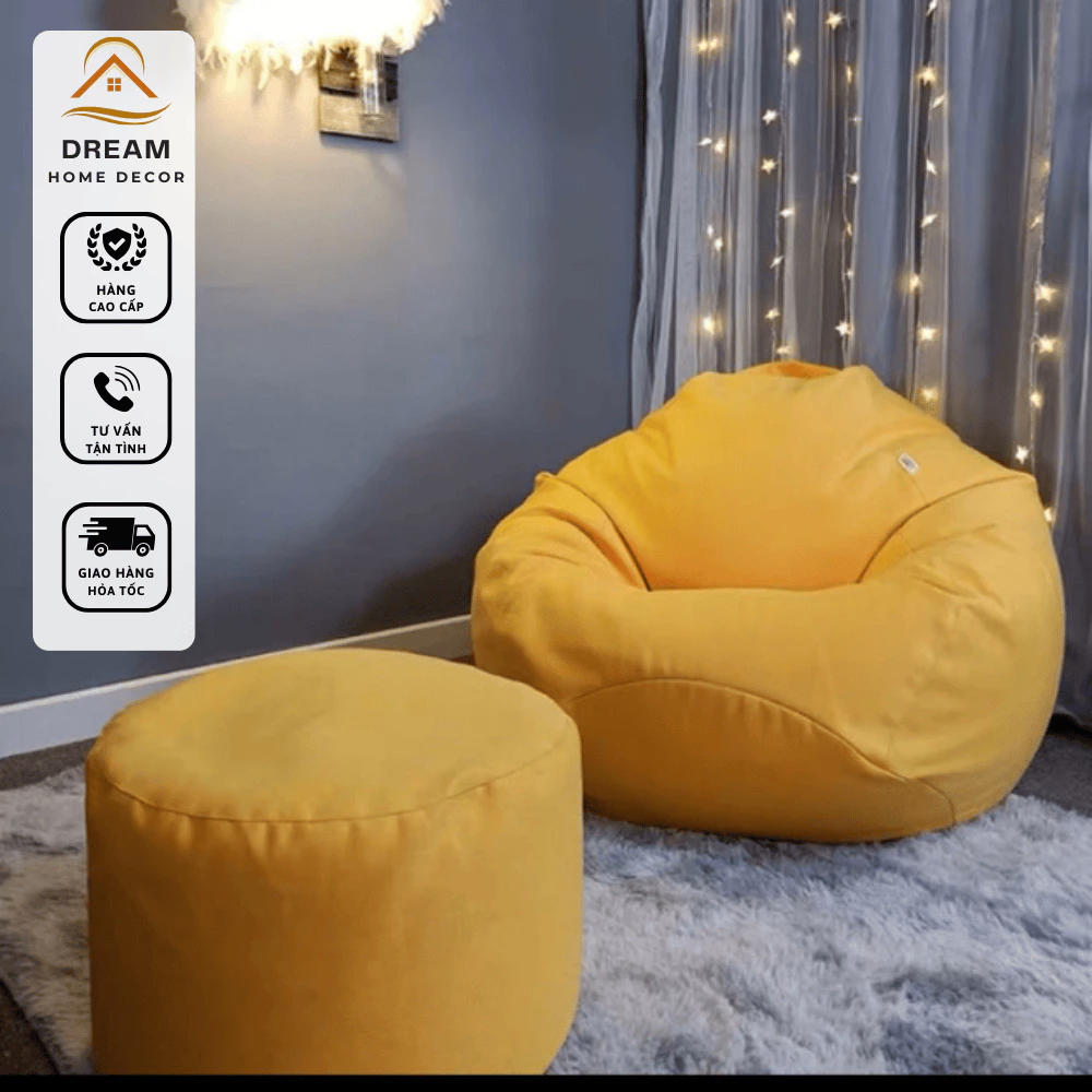 Nhanh - Ghế lười hạt Xốp giá rẻ size XL - đủ màu