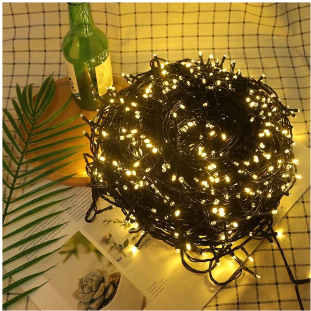 Đèn Led Nhấp Nháy DIDOOGLT Dài 40M Trang Trí Nhà Cửa Cây Cối Ngày Tết Lễ Hội