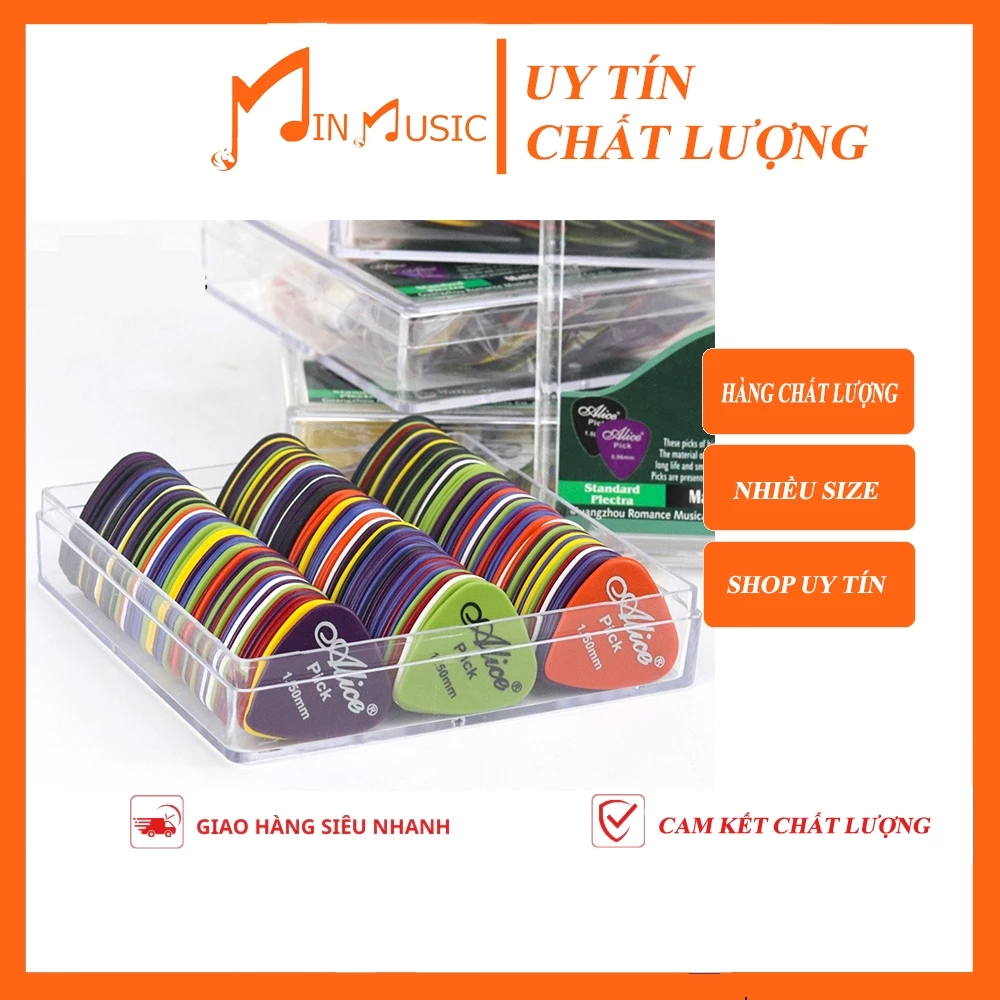 Phím Gảy - Pick gảy đàn guitar đủ loại xà cừ cao cấp nhiều màu /Hàng thương hiệu rõ ràng chất lượng