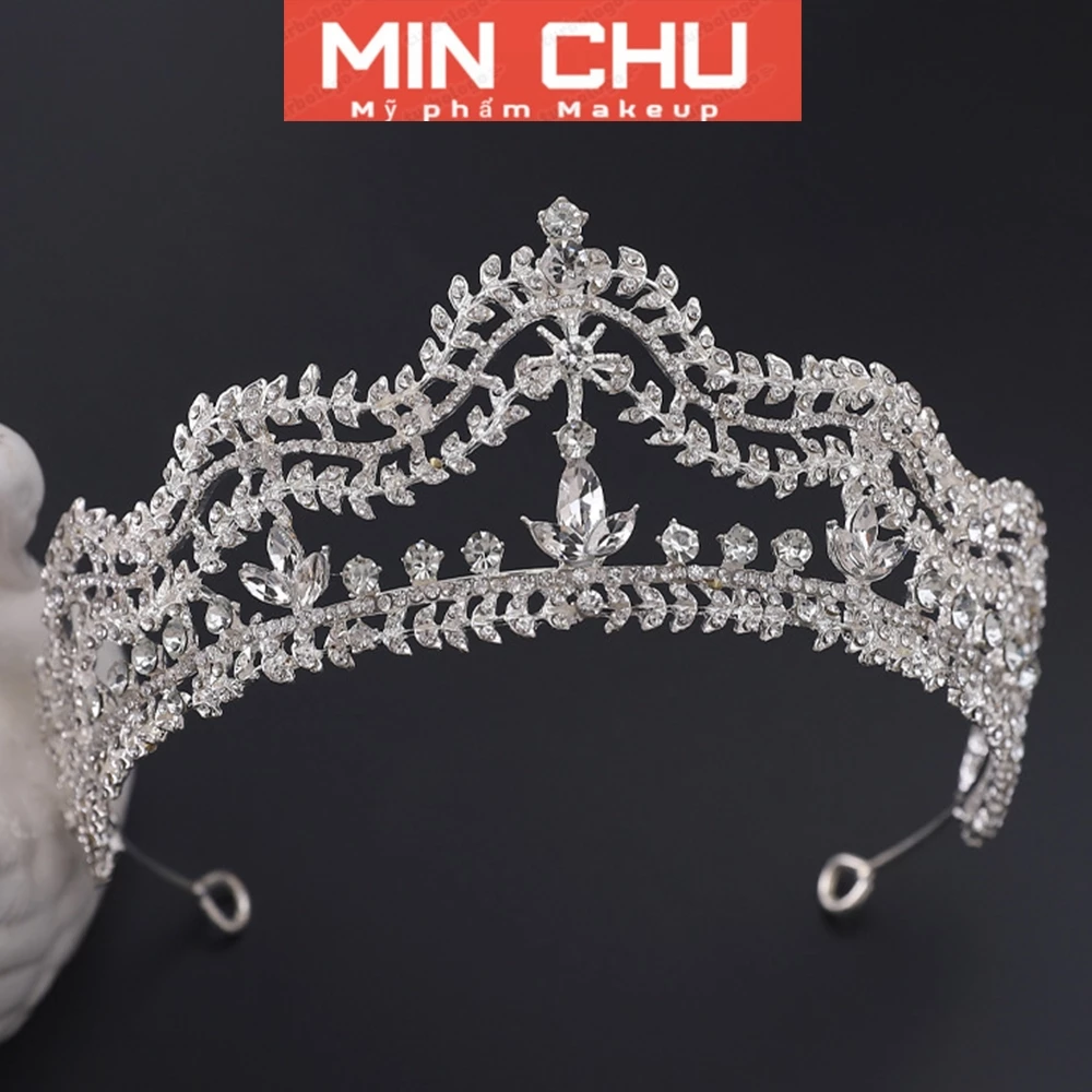 vương miện cô dâu đính đá cao cấp, vương miện cô dâu 2024