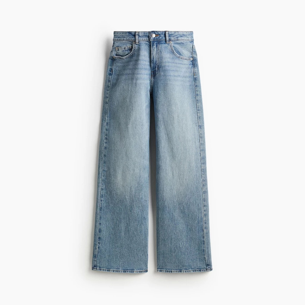 Quần Jeans Nữ Form Rộng Ống Suông Lưng Cao Tôn Dáng - WIDE HIGH WAIST - THE J JEANS