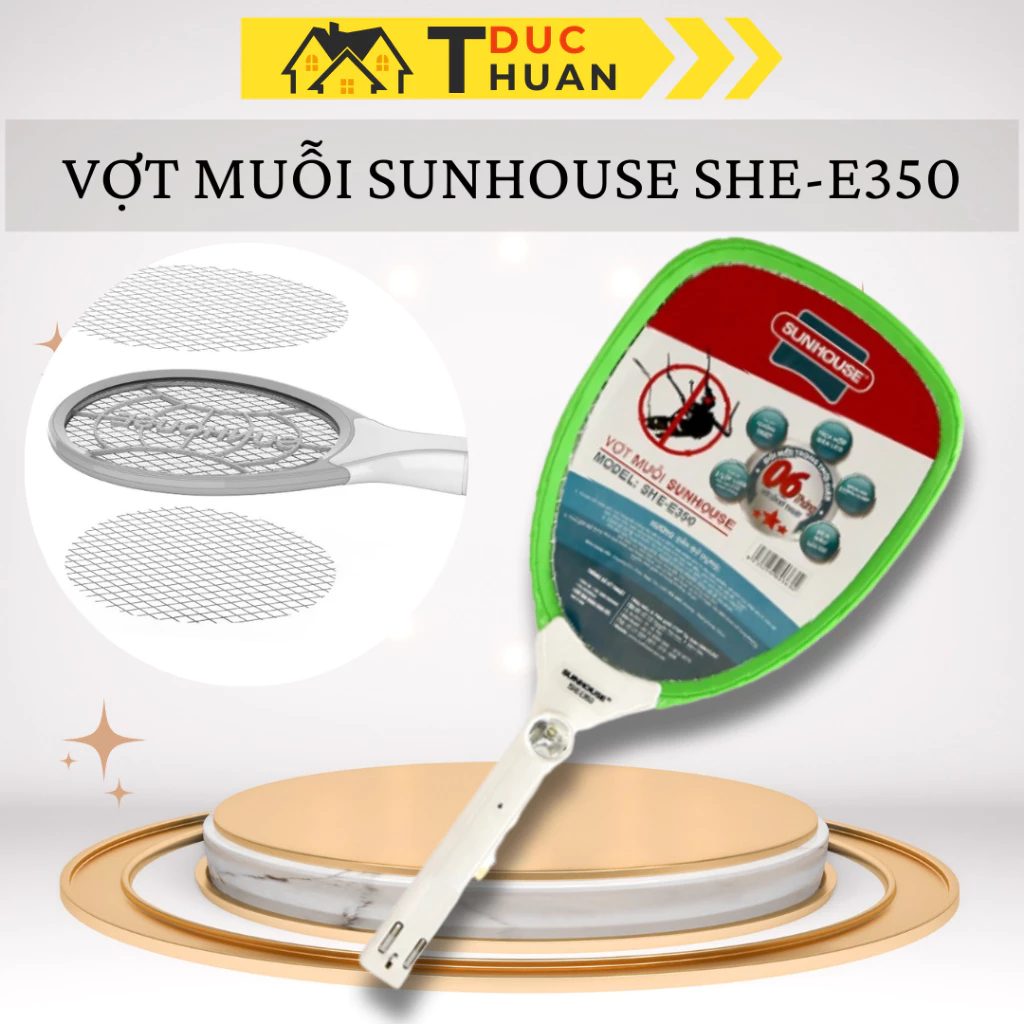 Vợt muỗi tích hợp đèn Led và đèn báo sạc tiện dụng, Hàng chính hãng, Bảo hành 12 tháng.