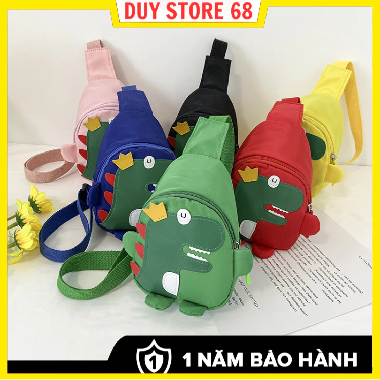 Túi đeo chéo trẻ em, balo mini khủng long phong cách Hàn Quốc thời trang